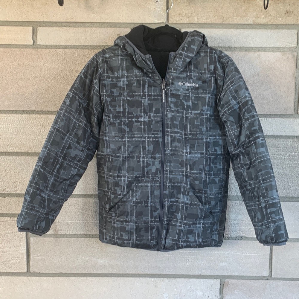 Columbia Charcoal Geometric Jacket